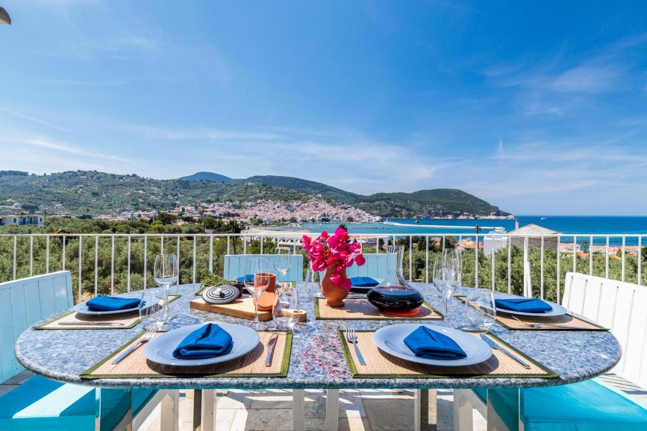 Sunshine Pool Villa Скопелос Экстерьер фото